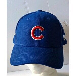 New Era MLB Chicago Cubs Cap Blue Adjustable One Size Baseball Hat